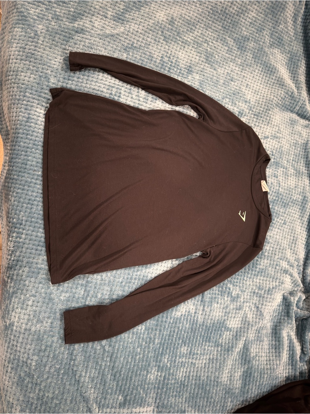 Black GYMSHARK Long Sleeve Active Tee